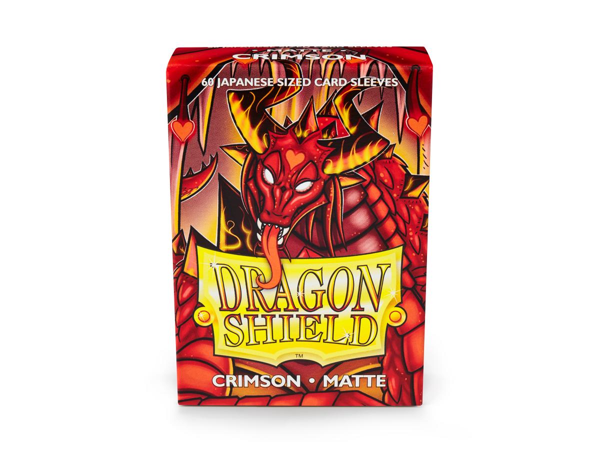 (image for) Dragon Shield Crimson Matte Japanese Sized Sleeves 60